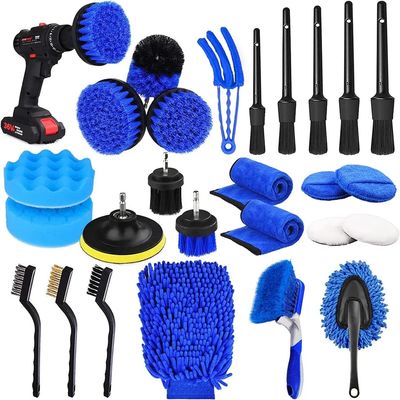 26pcs Car Detailing Brush Set Automóvel Kit de Ferramentas de Limpeza do Automóvel para Interior