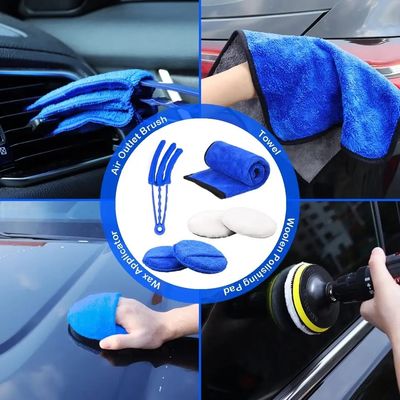 26pcs Car Detailing Brush Set Automóvel Kit de Ferramentas de Limpeza do Automóvel para Interior