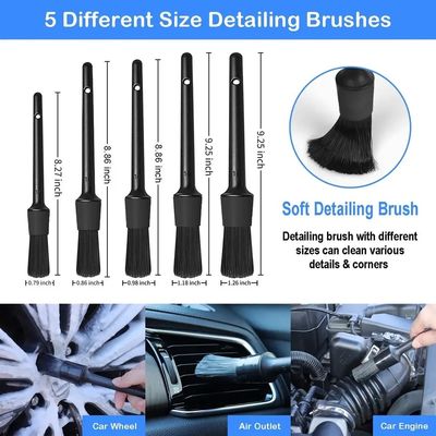 26pcs Car Detailing Brush Set Automóvel Kit de Ferramentas de Limpeza do Automóvel para Interior