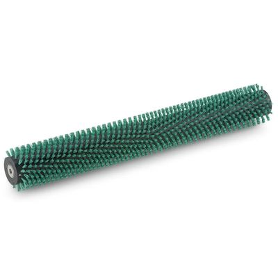 Escova de rolos industriais de nylon cilíndrico para limpeza de cintos transportadores