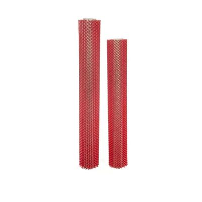 Escova de rolos industriais de nylon cilíndrico para limpeza de cintos transportadores