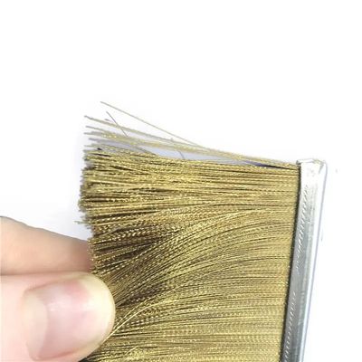 Resistentes a altas temperaturas, de tira industrial, escovas de portas, vedação de fios de latão