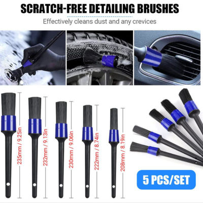 20pcs Fabricação Esfregão de plástico Kit de escova de lavagem de carro Para o conjunto de lavagem de carro