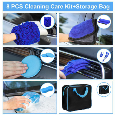 Venda Quente 23Pcs Car Detail Brush Set Com Saco de Carry Todo o Propósito Limpa Para Limpeza Interior, Exterior