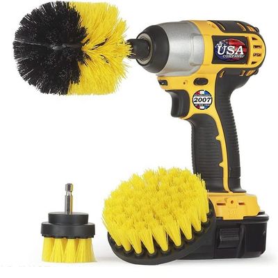 3pcs Power Scrubber Brush Sets Electric Drill Cleaning Brush Tool Para Forno Sem Cordel Kit Atendimento Power Scrub Brush