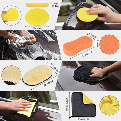 Esfregaço Removível de Alta Qualidade Esfregaço Suave Esfregaço Automóvel Esfregaço Detalhista Esponja de Ceraseira Para Lavar Interior Exterior