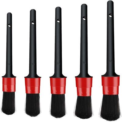 Venda Quente 5pcs Ultra Soft PP Detalhe Pincel Para Detalhe Interior de Carro