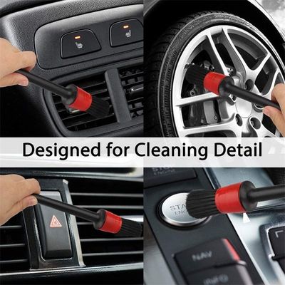 Venda Quente 5pcs Ultra Soft PP Detalhe Pincel Para Detalhe Interior de Carro