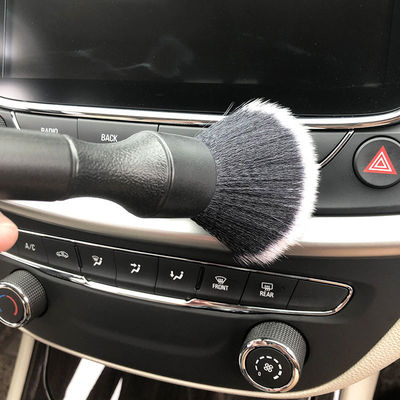 Pincel de limpeza de detalhes de automóveis flexível multifunção para superfícies exteriores rodas saída de ar