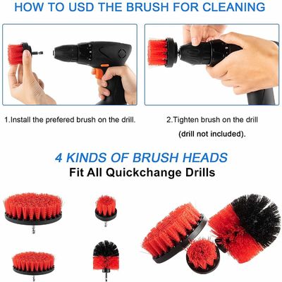 19pcs Set de escovas de detalhes de carro com saco de transporte todo o propósito limpo para limpeza interior, exterior