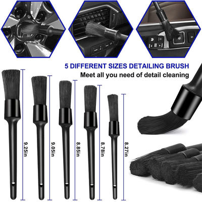 18 PCS Autodetail Brushes Car Wash Brush Kit para limpeza de rodas de automóveis