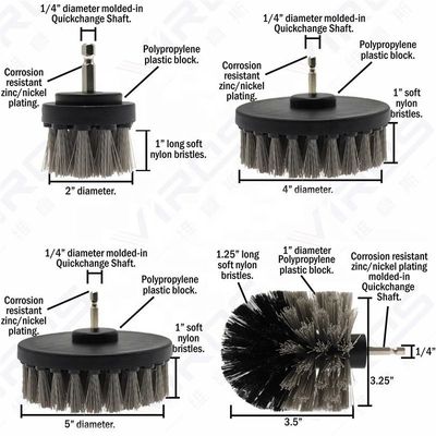 O mais recente conjunto de limpeza de carro cinza 16PCS Ferramentas de limpeza de carro para produtos assistidos pela máquina de lavar carros