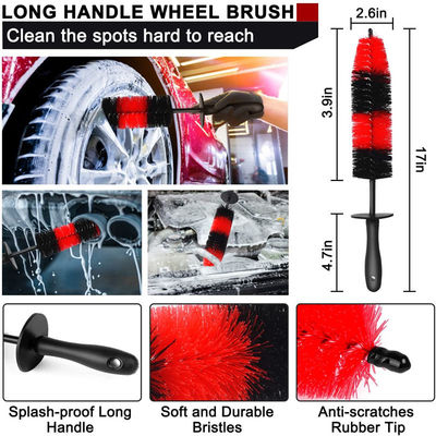 16pcs escova de rodas flexível para pneus de automóveis