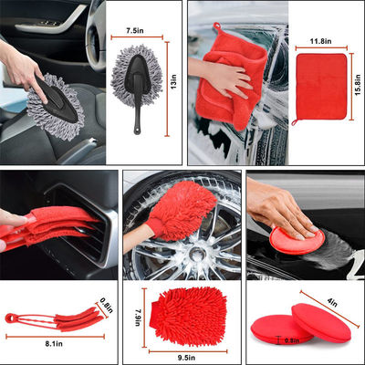 16pcs escova de rodas flexível para pneus de automóveis