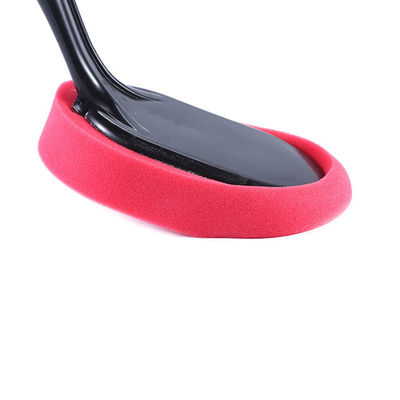 Custom Logo Car Foam Brush Microfiber Roda Brush Applicator Polishing Sponge