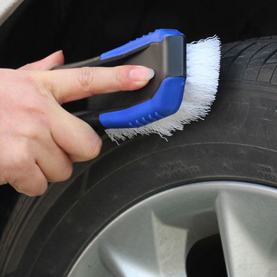 Escovinha de limpeza de roda de carro de microfibra para serviço de pneus