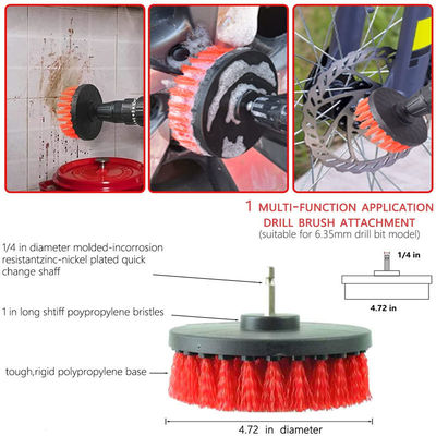 Conjunto de escovas de detalhamento de automóveis à prova de poeira para pneus de painel