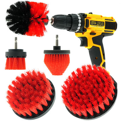 Venda Quente 5Pieces Pp Forno Escova Esfregar Anexo Conjunto Para Limpeza de Carpetes de Carro Banheiro