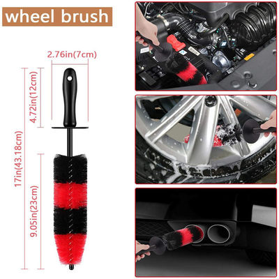 Odm Boars Hair Brush Car Detailing Kit para pneu de ventilação