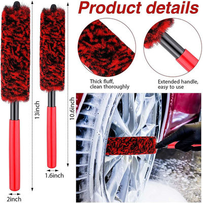 Coral Fleece Car Detailing Brush Automóvel Tapete Brush Para Limpeza Ac Dashboard