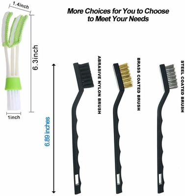 12PCS Auto Car Detail Brush Vent Cleaner Kit de Ferramentas Para Pneus Painel Interior Exterior