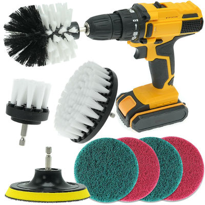 Pintura de escova de nylon, perfurador de fixação, esfregador auto-aderente