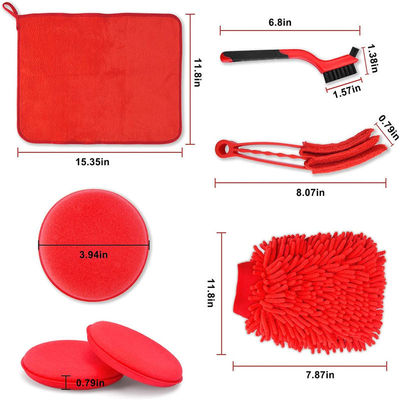 18PCS Car Detail Spin Brush Kit Maquiagem Brush ODM
