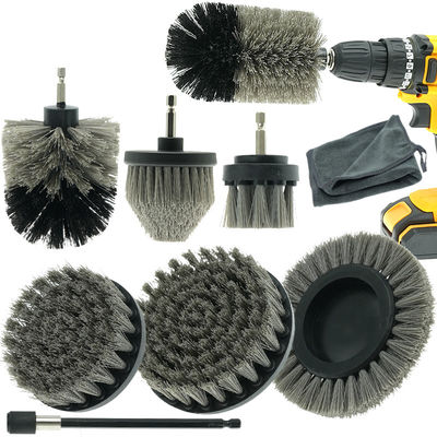 Grey Drill Brush Extension Scrubber Cordless 9PC Personalizado