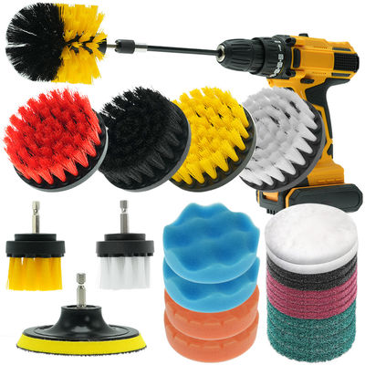 Polípropileno para cabelos, pincel, acessórios, amarelo, 25pcs.