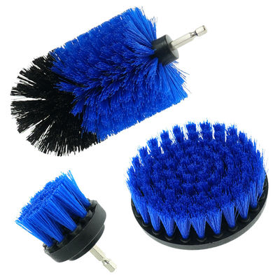 Blue Scrub Pads Power Scrubber Brush Perfurador Brush Set para todos os fins limpo