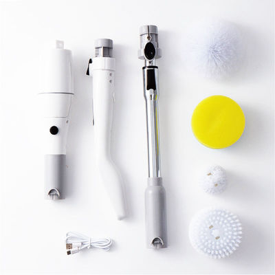 Limpeza Elétrica Retrátil Escovador Limpeza Spin Para Banheiro 2500mAh