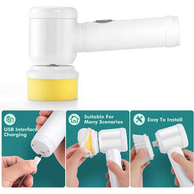 Pincel de limpeza elétrica de Nylon Power para azulejos de banheiro 800mAh