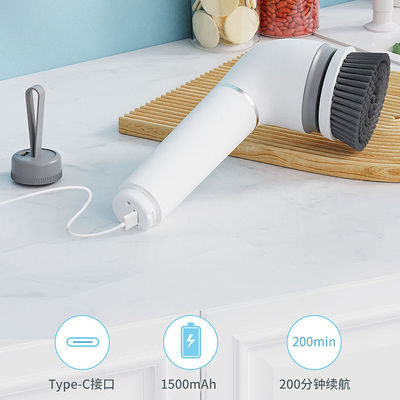 6In1 Electric Power Spin Cordless Bathtub Scrubber para banheiro