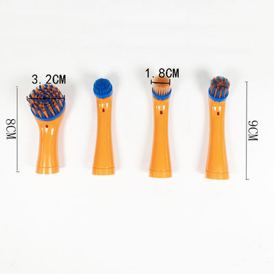 OEM Brush de limpeza de banheiro giratório sem fio Gadget de limpeza elétrica com 4 cabeças
