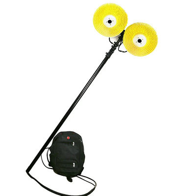 Ferramenta de limpeza de pincel rotativo de painel solar telescópico 5.5m personalizada