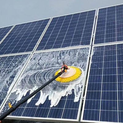 Limpeza de paneis solares de janelas escova de limpeza solar fotovoltaica limpador limpador