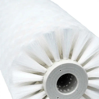 Pintura de limpeza de painéis solares fotovoltaicos de nylon OEM rotativo