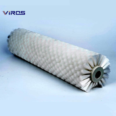 Limpador de escovas de rolos industriais rotativos para limpeza de painéis solares fotovoltaicos