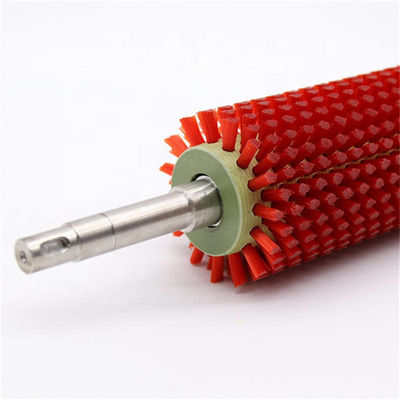 Pincel de cilindro de nylon industrial rotativo personalizado