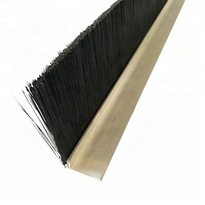 Aço fio de cabalo cabelo tira escova anti-eletrostática para transportador