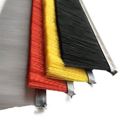 Aço fio de cabalo cabelo tira escova anti-eletrostática para transportador
