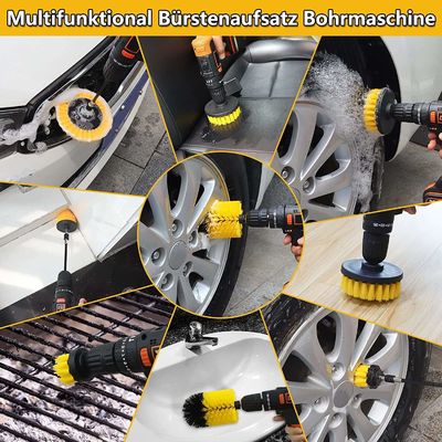 7 peças de broca escovas Power Scrubber Limpeza para carrinho rodas de cozinha