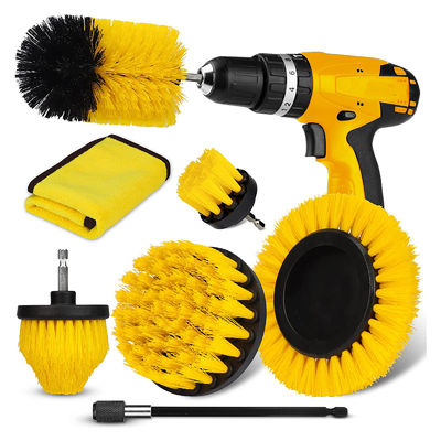 7 peças de broca escovas Power Scrubber Limpeza para carrinho rodas de cozinha