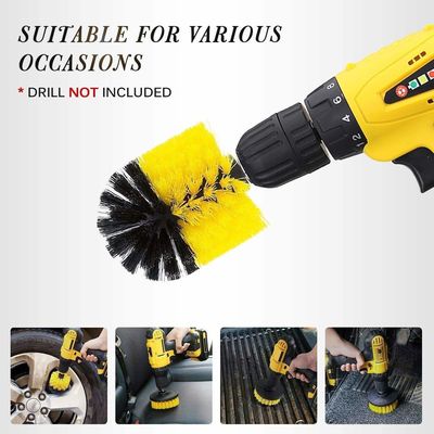 6pcs Forno de limpeza de escova acessórios conjuntos Power Scrubber para lavagem de carros banheiro