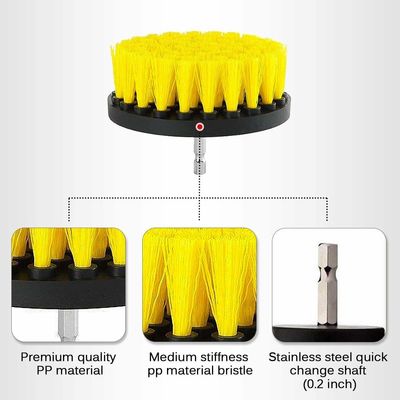 6pcs Forno de limpeza de escova acessórios conjuntos Power Scrubber para lavagem de carros banheiro