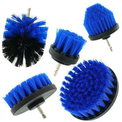 9PC Pincel de escova azul Forno de fixação Esponja Rodas de carro Detalhes