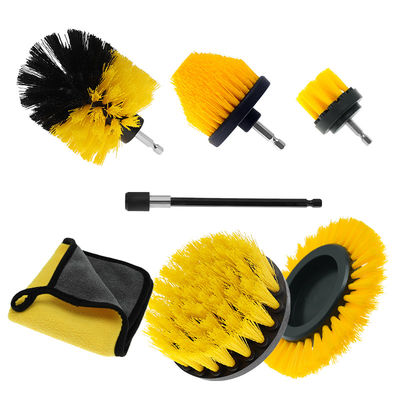 Set de escova de esfregão de perfuração de longa duração e poderosa de cor personalizada compatível com a maioria das brocas de energia