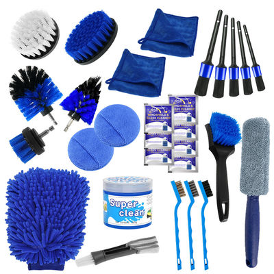 Pp Custom Car Detailing Brush Medium Bristle Stiffness Ferramenta de limpeza multiuso
