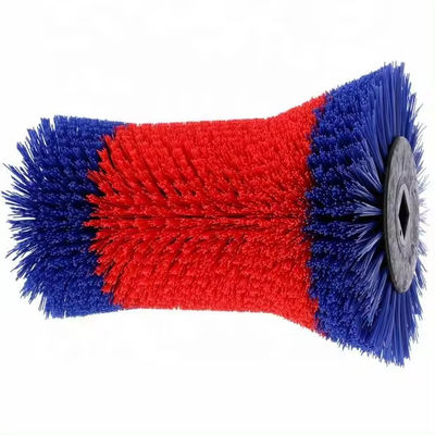 Escovinha de abeto resistente de cor vermelha e azul