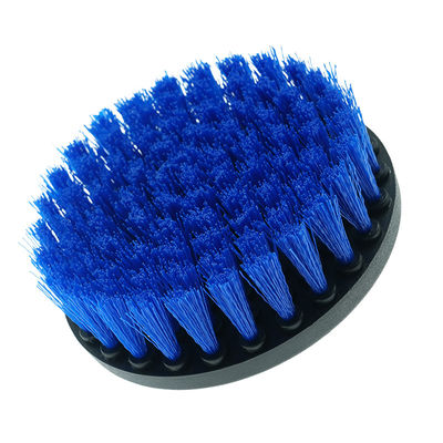 4 polegadas tamanho de escova azul e preto Roller broca escova pode limpar carro com broca